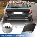 Rear Car Bumper Tow Hook Cover for BMW 5-Series F10 LCI (2014–2017) No. 51127332776 Deep Gray