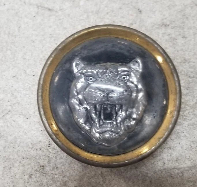 Set of 3 Wheel Caps for Jaguar XJ6 XJ12 (1995–1997) Gold Ring