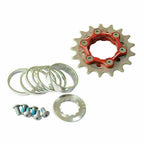 Fix Gear Single Speed Cog 16T 17T 18T for Bike Hub Disc + Spacers