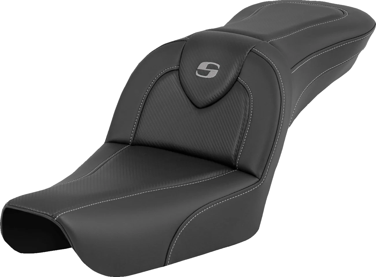 SADDLEMEN RoadSofa™ for Harley FXDWG (2004–2005) Carbon Fiber