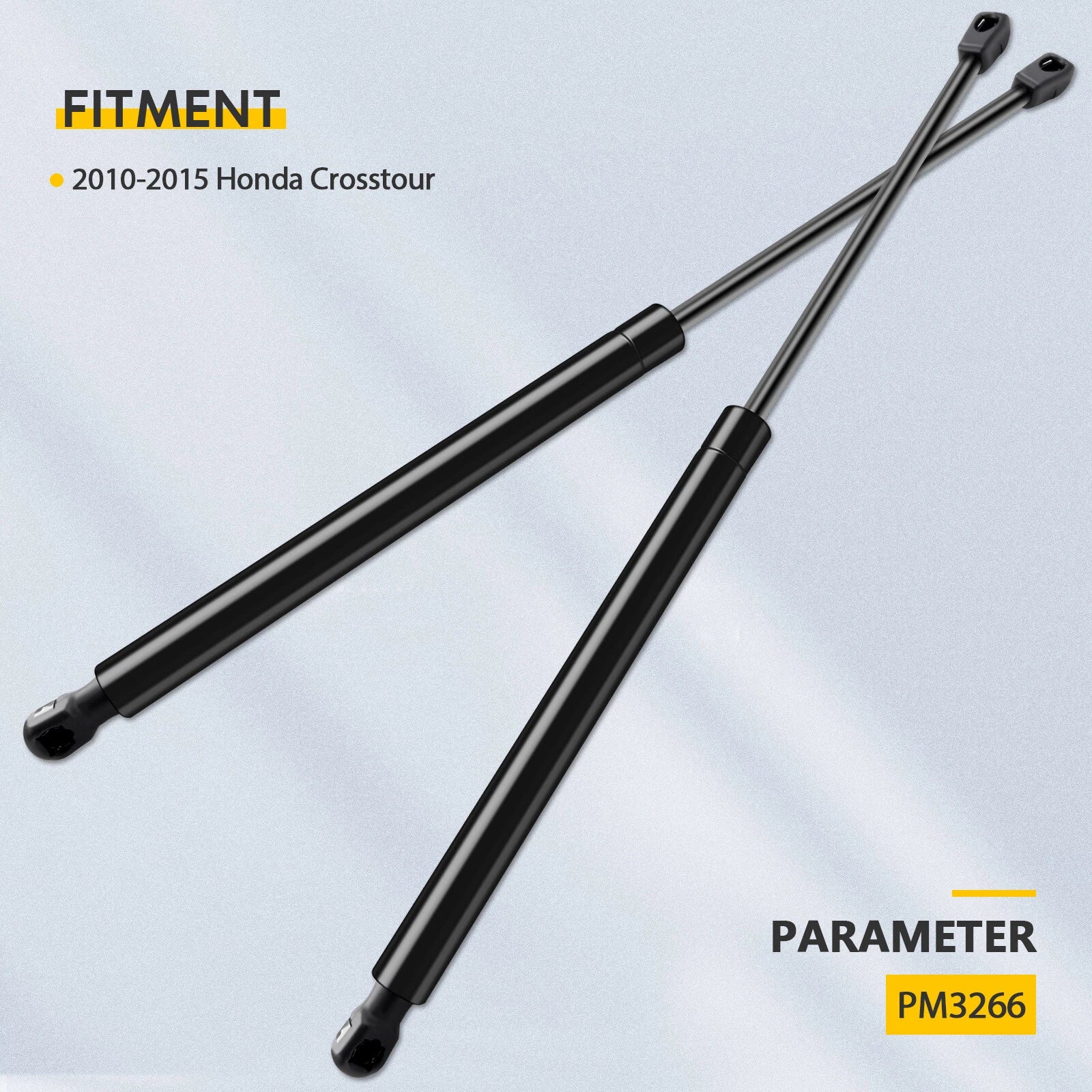 2X Hatchback Lift Support Struts for Honda Crosstour (2010–2015)