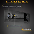 Rear Left Right Door Handle for Chevy Silverado GMC Sierra Extended Cab (1999-2007)