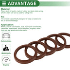 Set of 5 Oil Seal Rotary Shaft Seal FKM Rubber 40x48x5.5mm