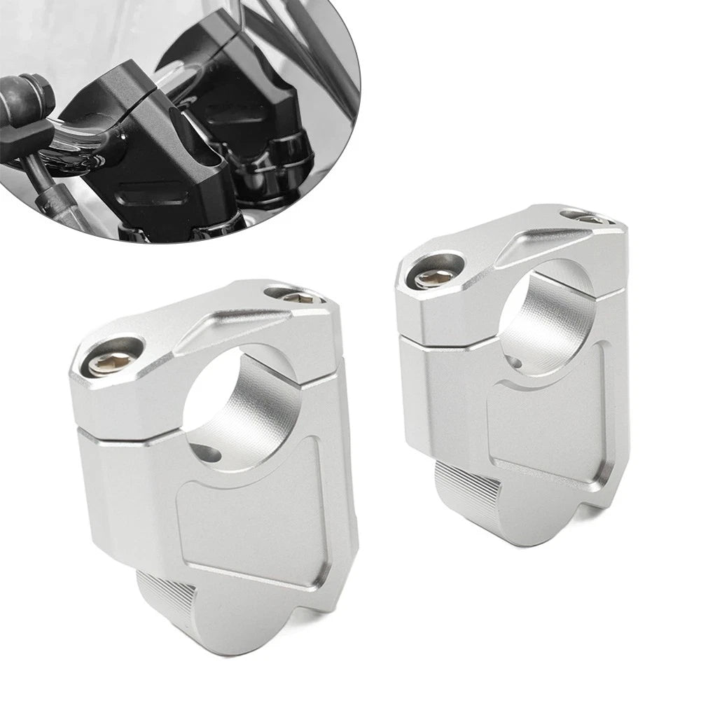 25mm Handlebar Bar Mount Clamp Riser for Honda Suzuki Kawasaki