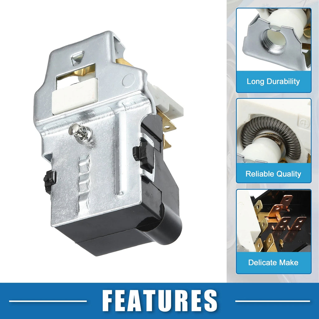 Headlight Switch for GM Chevy (1965–1970) 01995179 Silver Tone