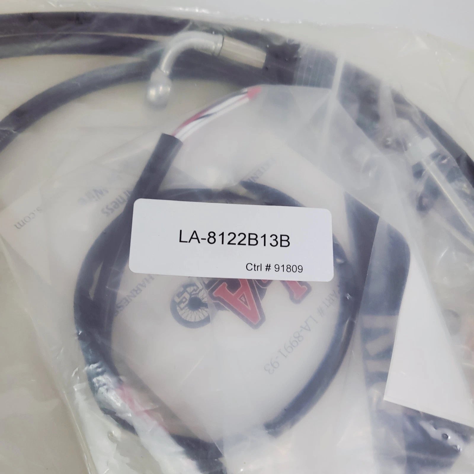 LA Choppers Black Handlebar Cable Kit for Harley Softail (2016–2017)