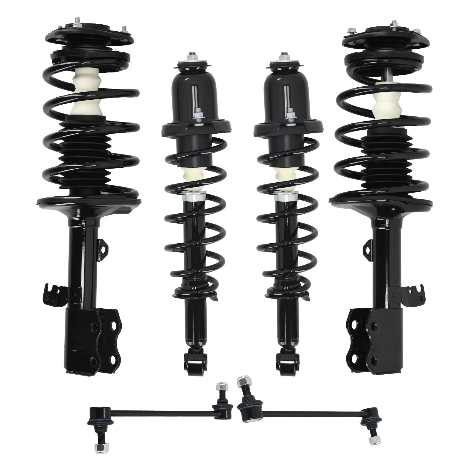 Suspension Kit with Struts, Springs, and Sway Bars for Toyota Prius (2004–2009)