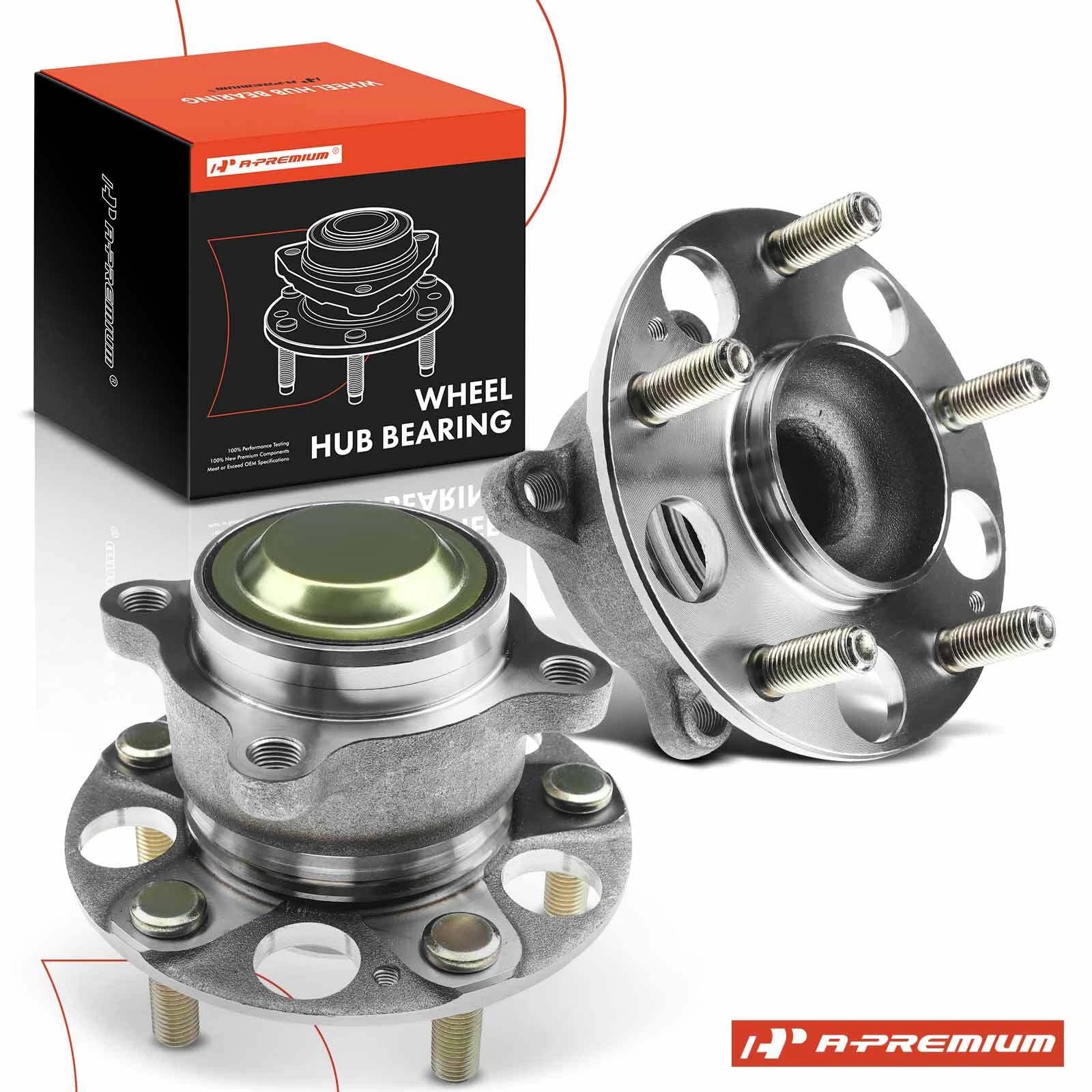 2X Rear Wheel Hub & Bearing Assembly for Honda Accord (2013–2023)