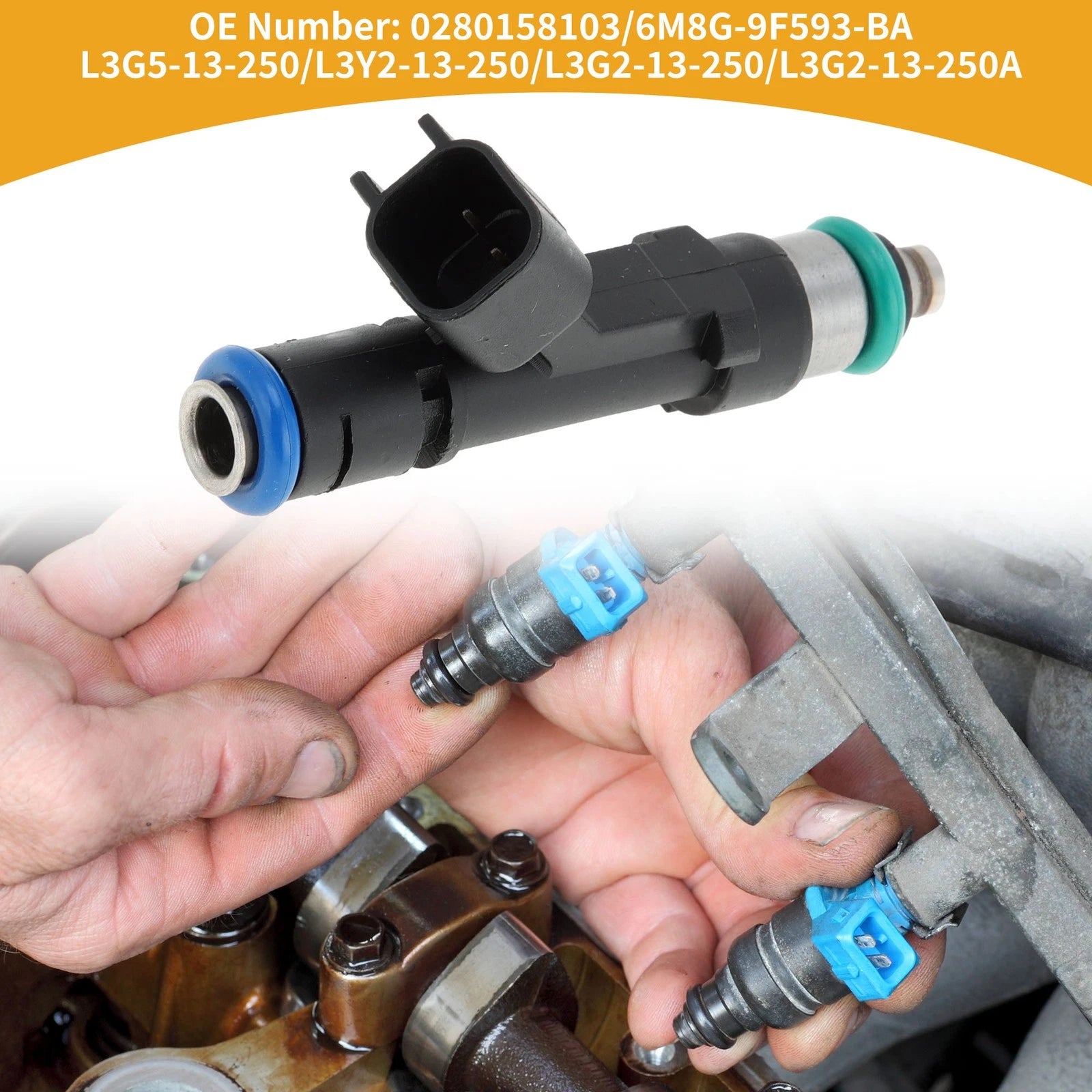 1 Pc Fuel Injector No.0280158103 for Mazda MX-5 Miata 2.0 (2006–2015)