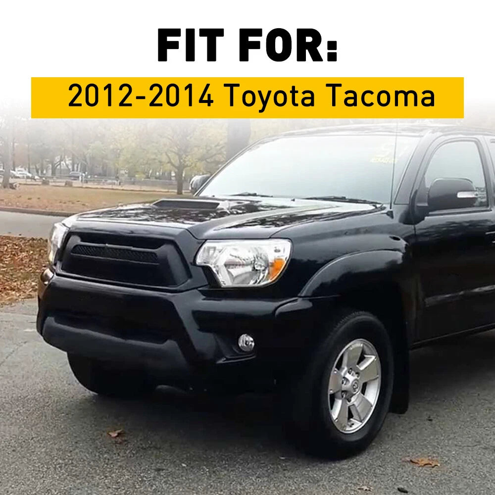 Set of 2 Front Bumper Headlight Filler Trim Panels for Toyota Tacoma (2012–2015)