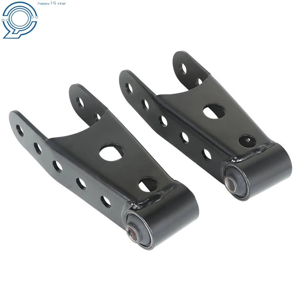 2X Rear Lowering Shackle Kit for Chevy Silverado GMC (1988–2018)