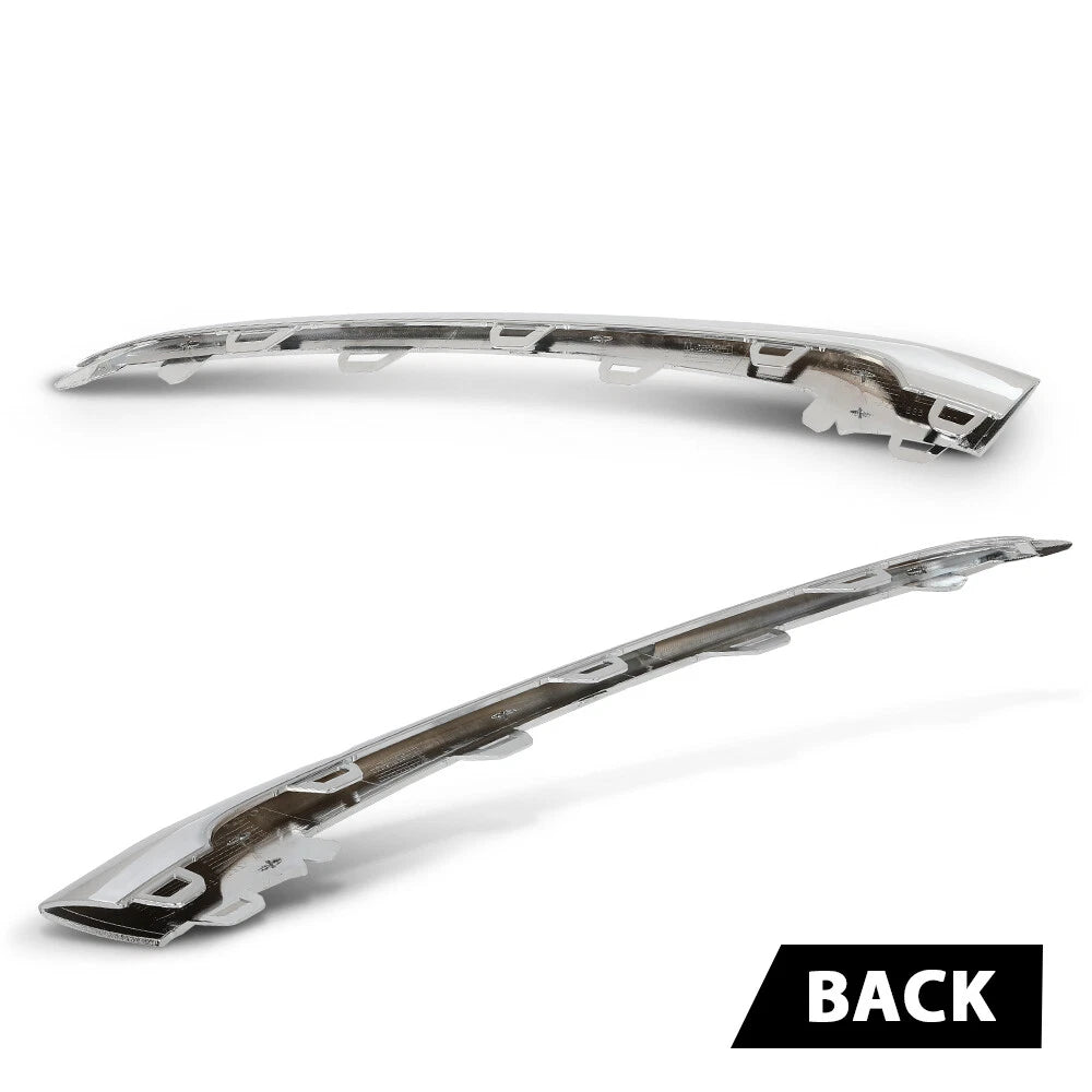 Set of 2 Front Bumper Trim Molding for Mercedes-Benz W222 S-Class