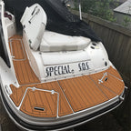 Swim Platform Cockpit Pad for Rinker Fiesta Vee 270 (2003) - EVA Teak Flooring Mat