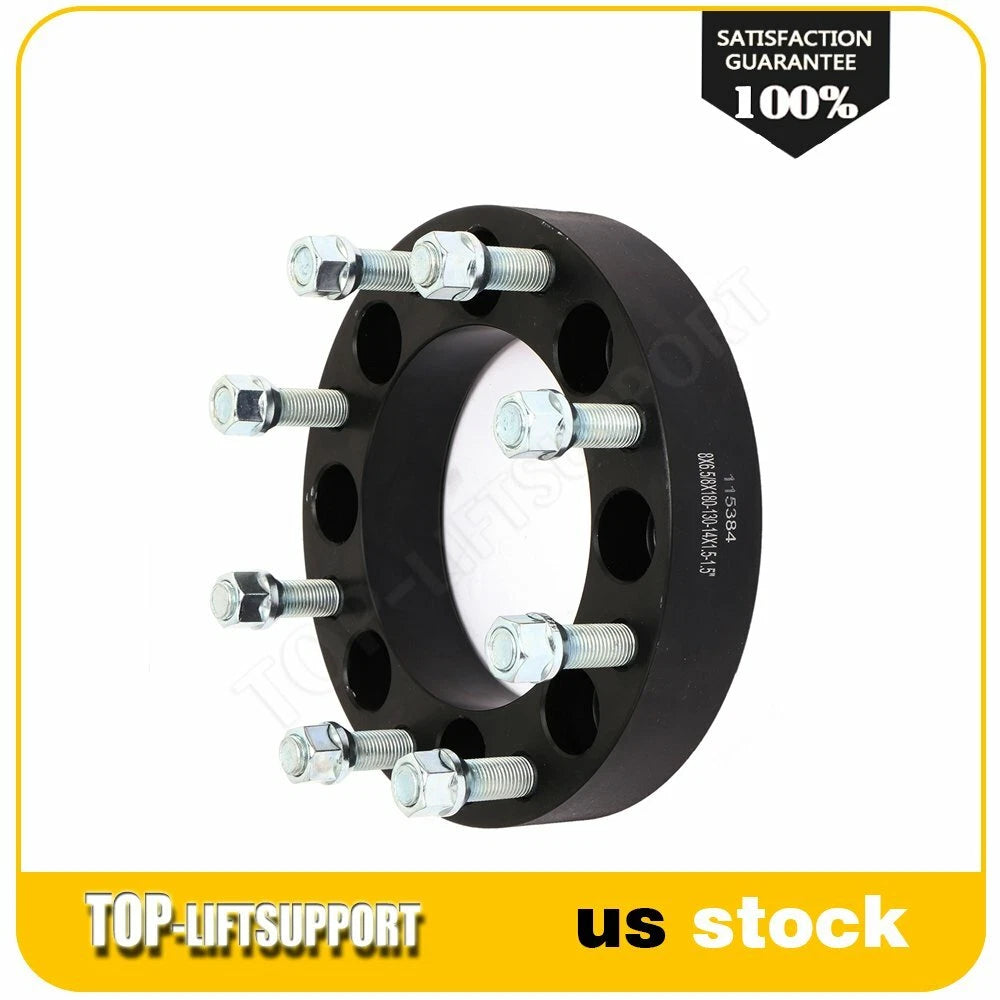 Set of 4 Wheel Adapters for Chevrolet Silverado 2500 HD (8x6.5 to 8x180)