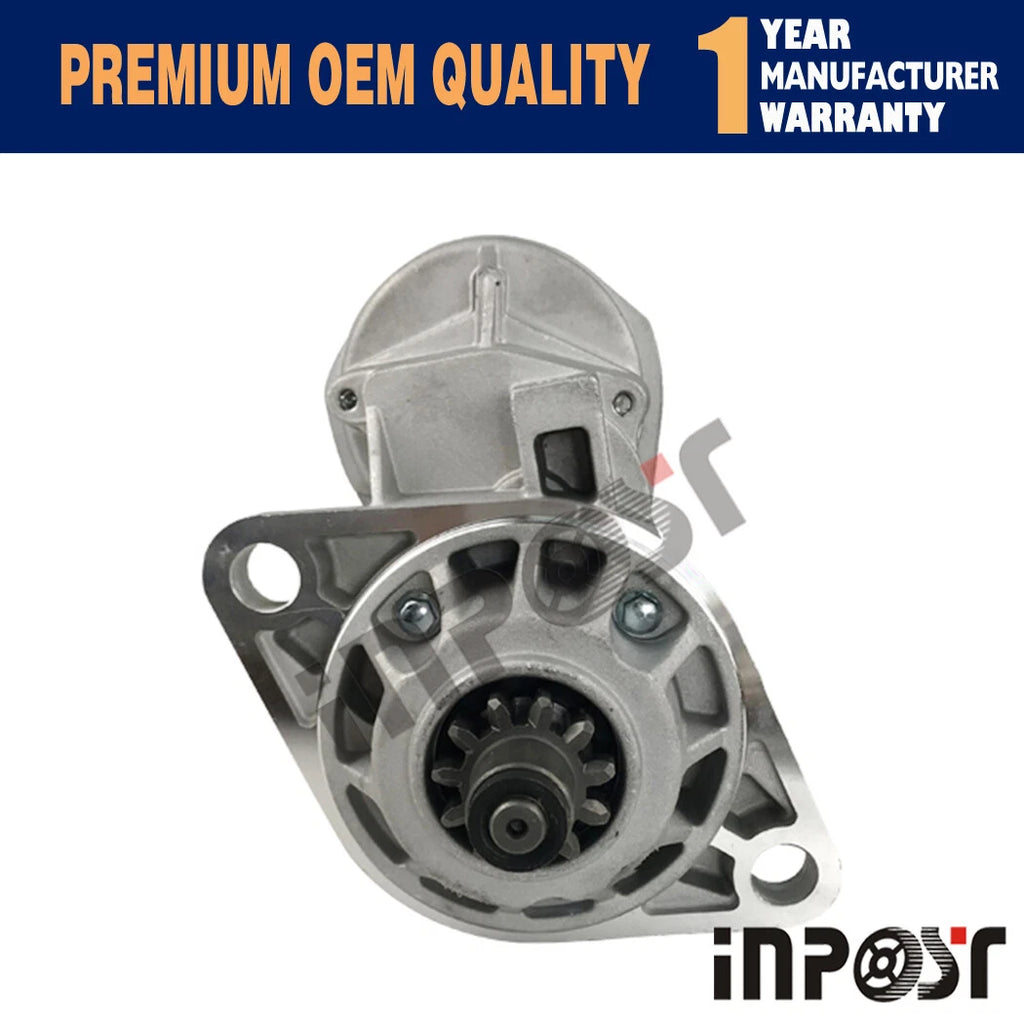 Starter Motor for Isuzu FRR500 FFR550 FRR33 8.2L Diesel 6HH1 6HE1 (1996–2003)