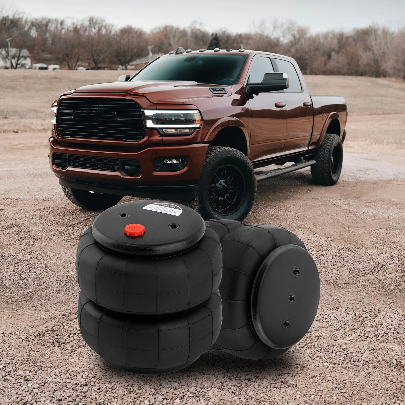 Pair Air Suspension Air Spring Bags for Universal (2600lbs)
