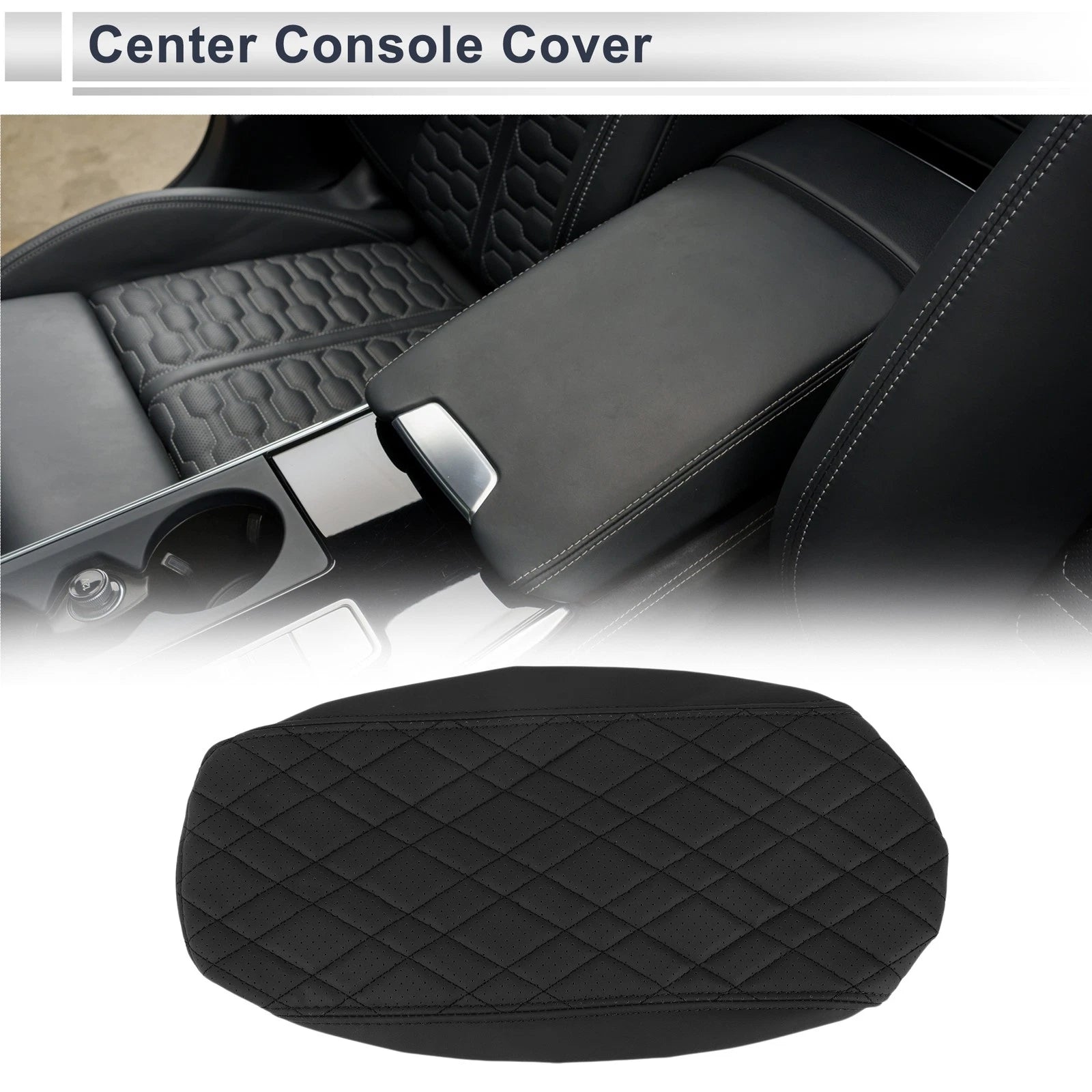 Center Console Cover for BMW X3 (2011–2017) Black