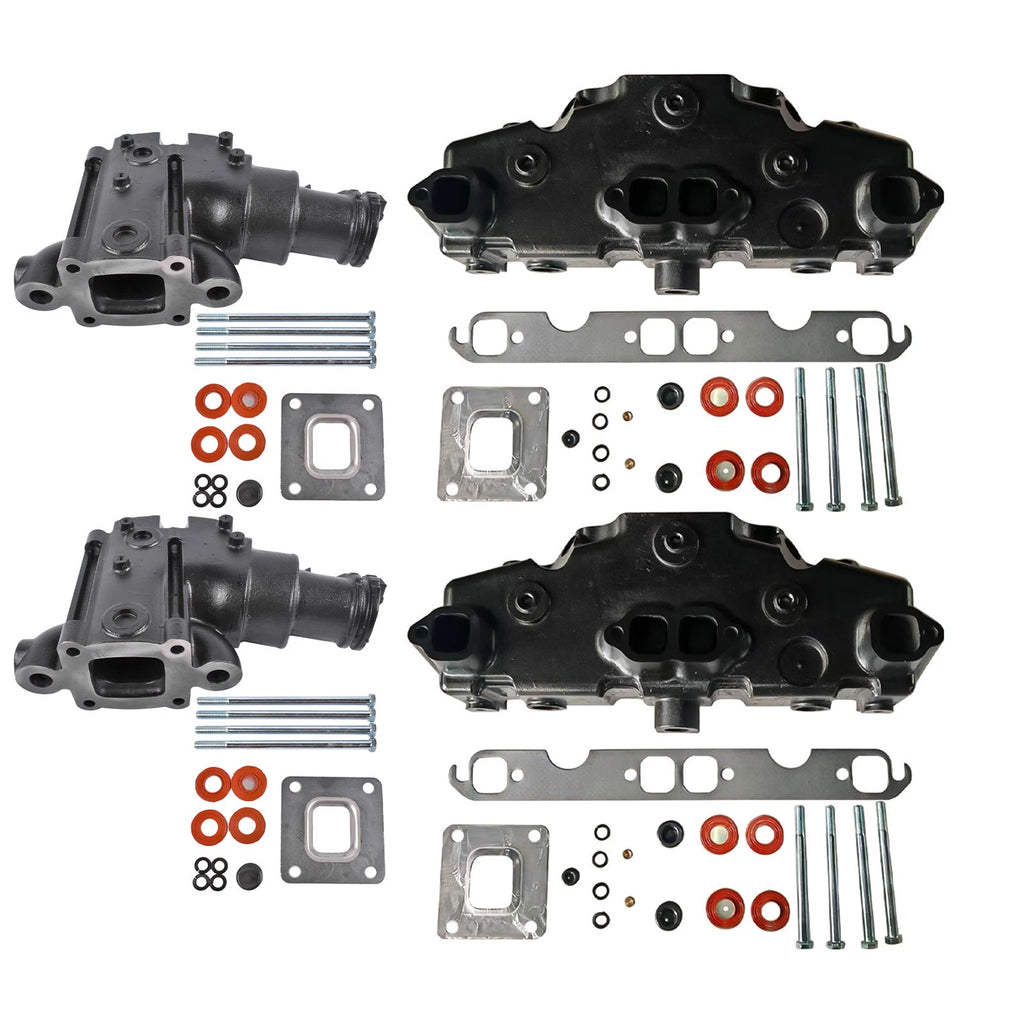 Manifold Riser Kit for Mercruiser GM 5.0/5.7L 350/305/377/383 (2002–Present)