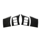 4Pcs Carbon Fiber Steering Wheel Panel Covers for Nissan 350Z (2006-2009)