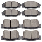 Set of 4 Ceramic Brake Pads for Acura RS, Honda Civic (2006–2011)