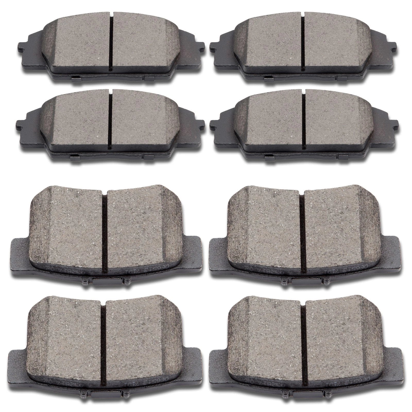 Set of 4 Ceramic Brake Pads for Acura RS, Honda Civic (2006–2011)