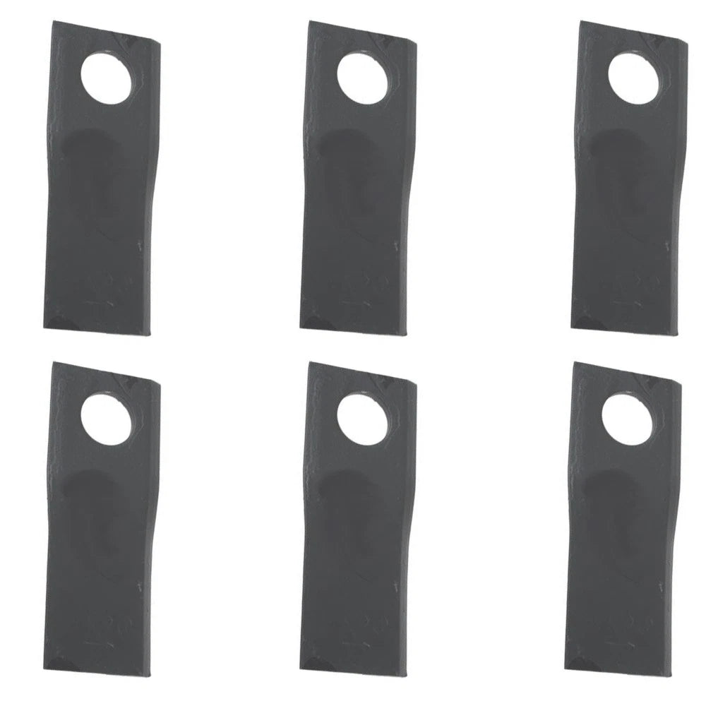 Set of 6 Angled Blades for Kuhn Disc Mower GMD500S GMD55S GMD600HD GMD66HD