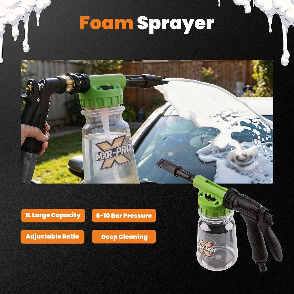 Foam Gun Car Wash Spray for Garden Hose (3/4 Inlet Thread)