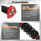 Coilovers for Subaru Impreza WRX (2002–2007) & Forester (2003–2008)