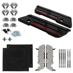 Hard Bags Hardware Kit Metal Latch Black Covers for Harley Saddle Bag