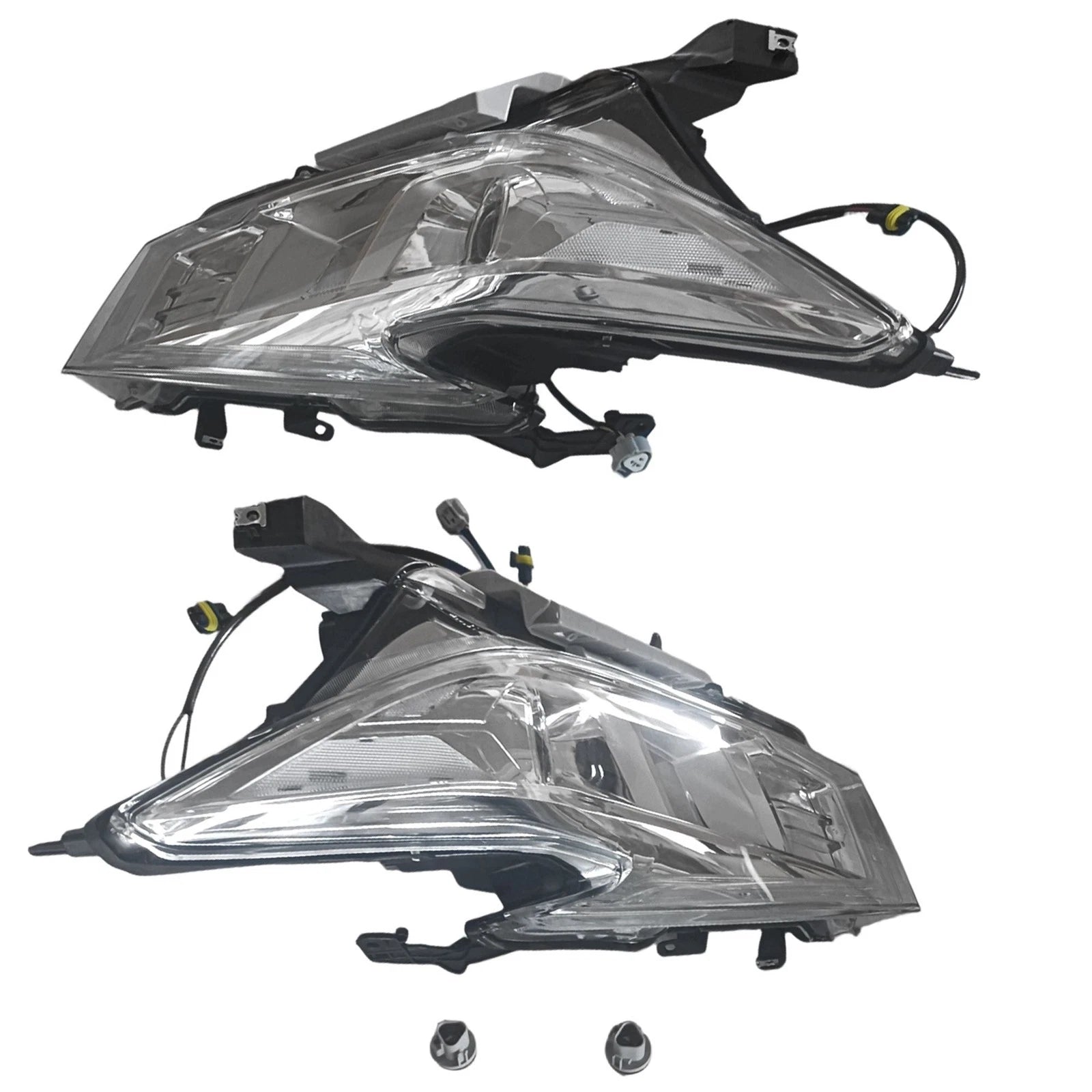 LED DRL Chrome Clear Corner Headlights for Nissan Maxima (2016–2018)