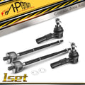 Inner & Outer Tie Rod for Toyota MR2 Spyder 2000-2005 L4 1.8L