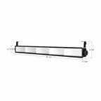 Universal Panoramic 5 Panel Rearview Mirror for Cars and Trucks (34.5)