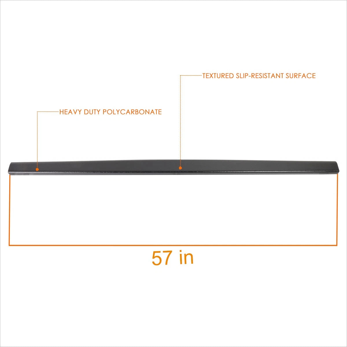 Rear Rail ABS Molding Cap for Dodge Dakota (2005–2007)