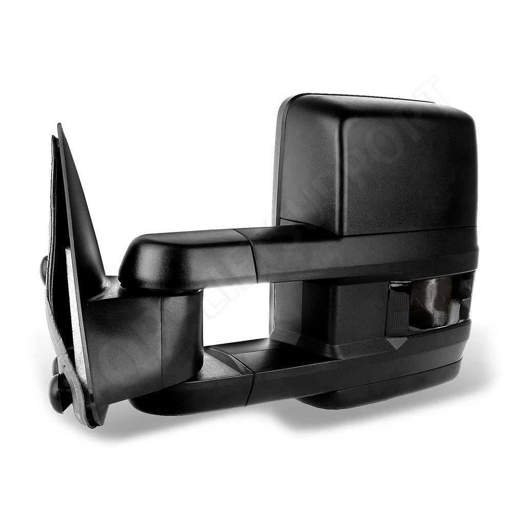 Set of 2 Textured Power Tow Side Mirrors for Chevy GMC (1999–2002)