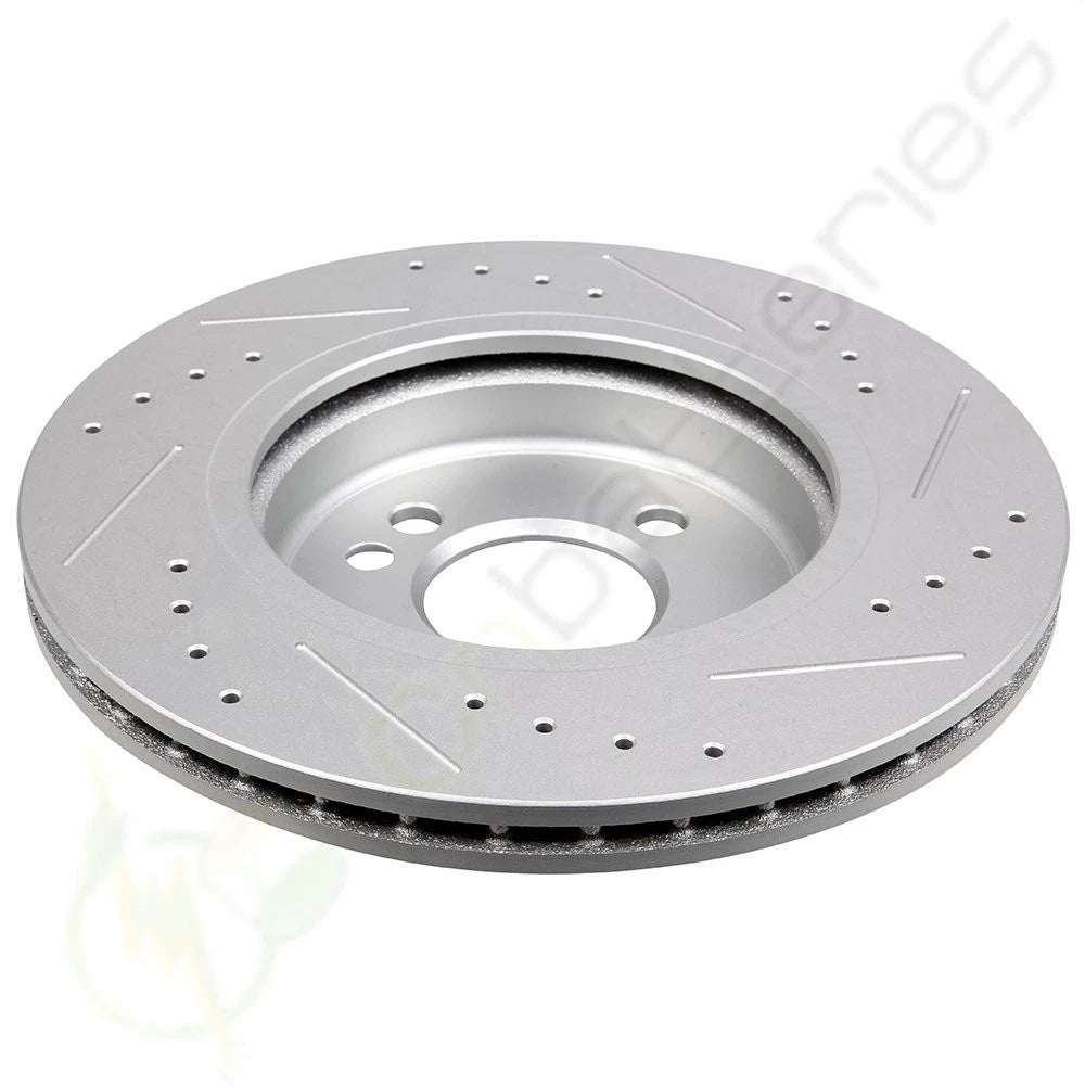 Drilled and Slotted Brake Discs Rotors for Mini Cooper (2002–2006)