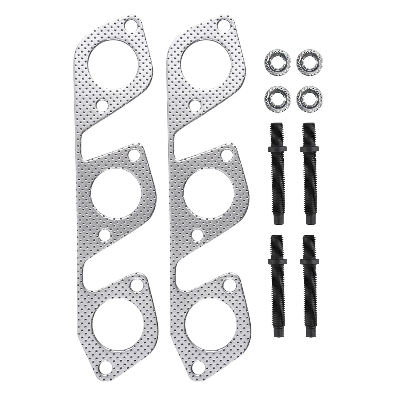 Set of 2 Cast Iron Exhaust Manifolds for Ford E-250 Econoline (1999–2002)