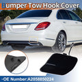 Rear Car Bumper Tow Hook Cover for Mercedes-Benz (2016–2020) No.A2058850224 Caliche Blue
