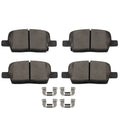 Set of 4 Rear Brake Ceramic Pads for Cadillac XT5 CT6, GMC Acadia (2017–2019)
