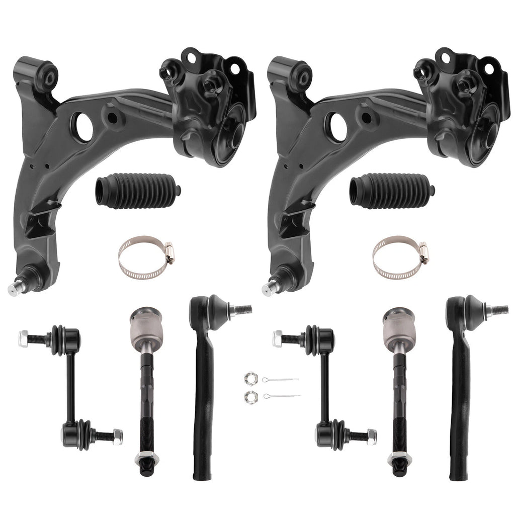 Front Lower Control Arm Kit Tie Rod Sway Bar for Ford Edge Lincoln MKX (2007–2014)