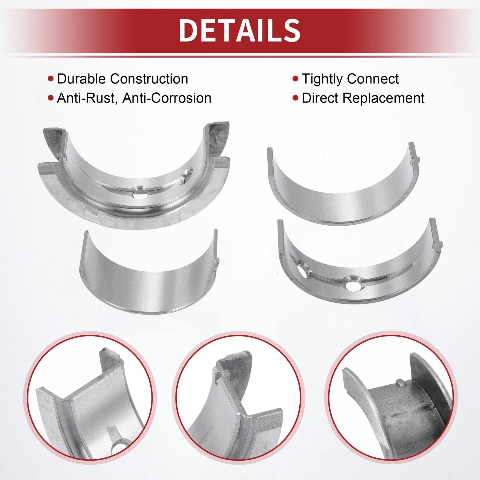 Main Bearing and Connecting Rod Bearing Kit No. 12637382 for Chevrolet Malibu (2004–2023)