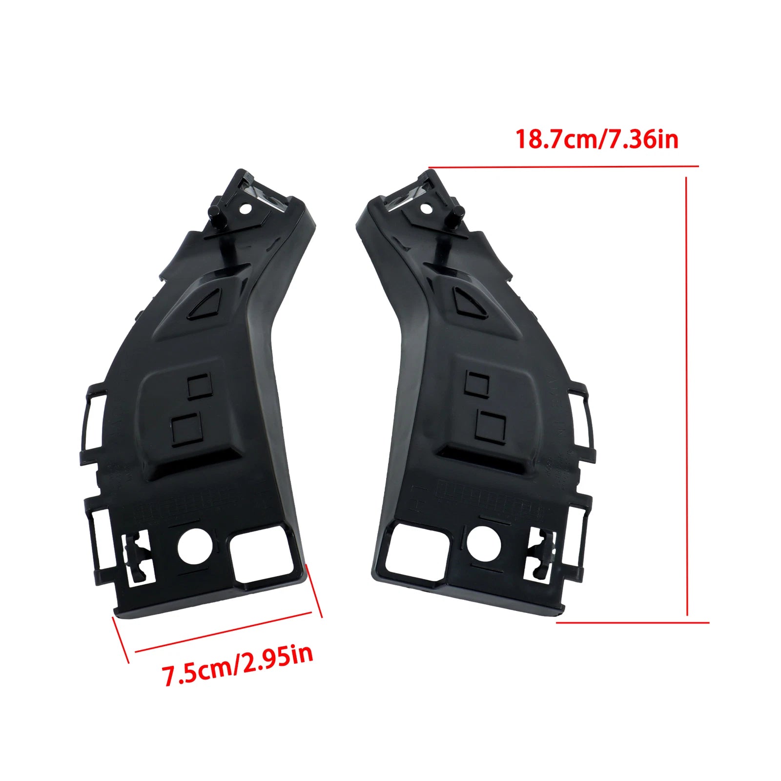 Set of 2 Bumper Reinforcements for Ford Flex (2009-2019)