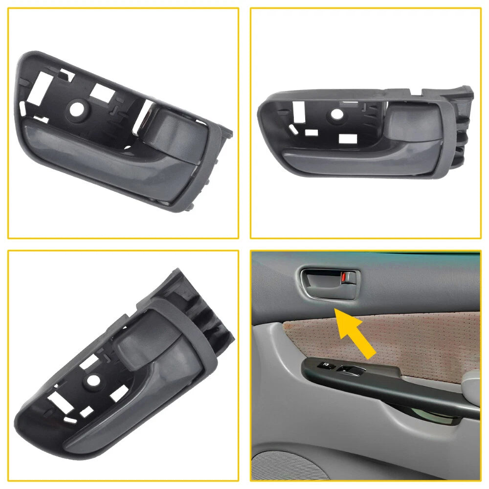 Interior Door Handle for Toyota Sienna (2004–2010) Gray Front Right