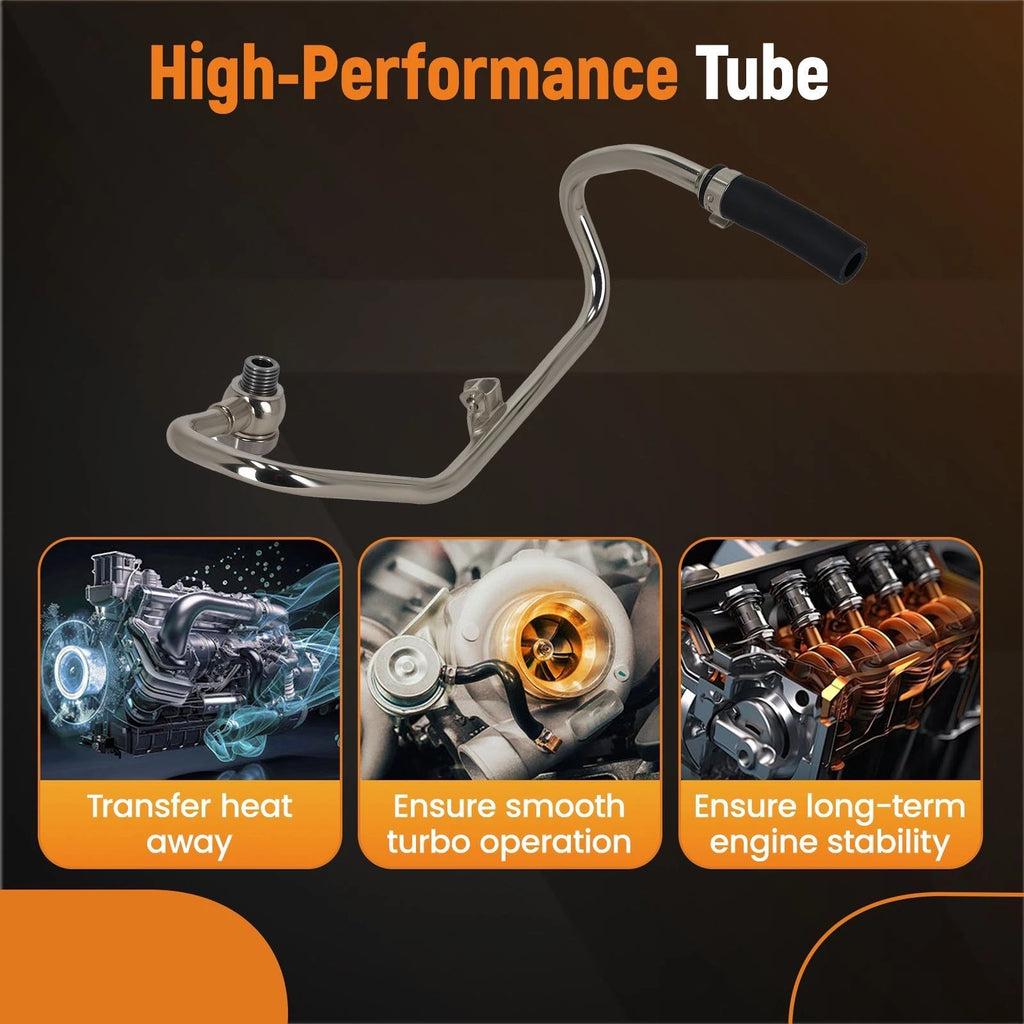 Turbo Coolant Feed Hose Line for BMW 550i 650i 750i (2010–2019)