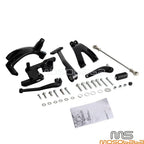 Black FootPeg Forward Controls Kit for Harley Softail (2018-2023)