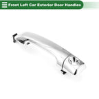 Front Left Door Handle No. 692100C020 for Toyota Tundra (2007–2021) Silver Tone