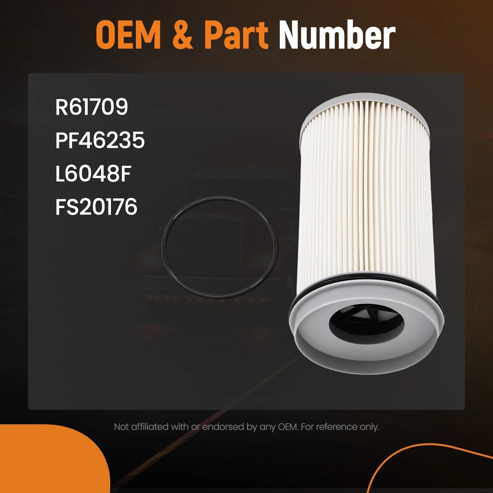 Fuel Water Separator Filter for Detroit DD13 DD15 DD16 (2014–2016)