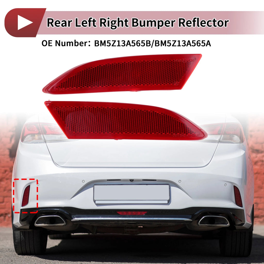 Set of 2 Rear Bumper Reflectors for Ford Focus (2012–2018) No.BM5Z13A565B