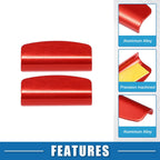 Set of 5 Console Multimedia Button Covers for Toyota GR86, Subaru BRZ Red