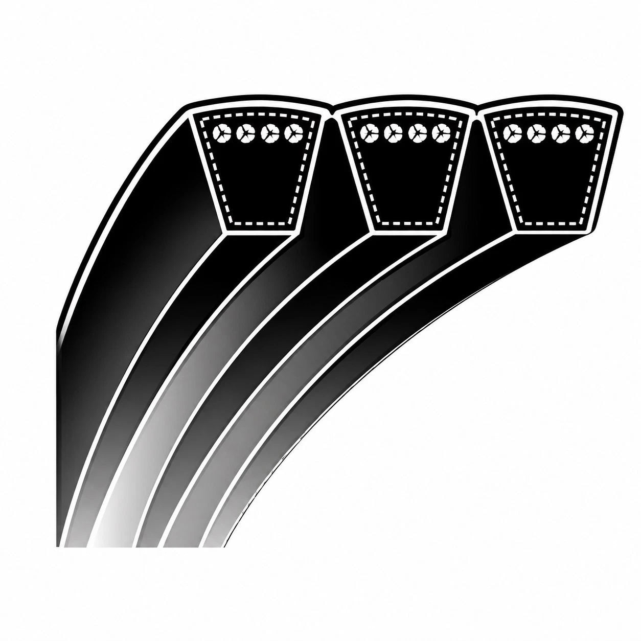 Wedge Banded V-Belt A-5V1320/03 for (5/8" X 132")