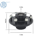 2X Hub Trailer Axle Kit for Square Spindle Camper (3500lbs)